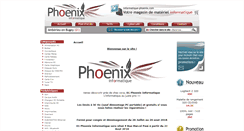 Desktop Screenshot of informatique-phoenix.com
